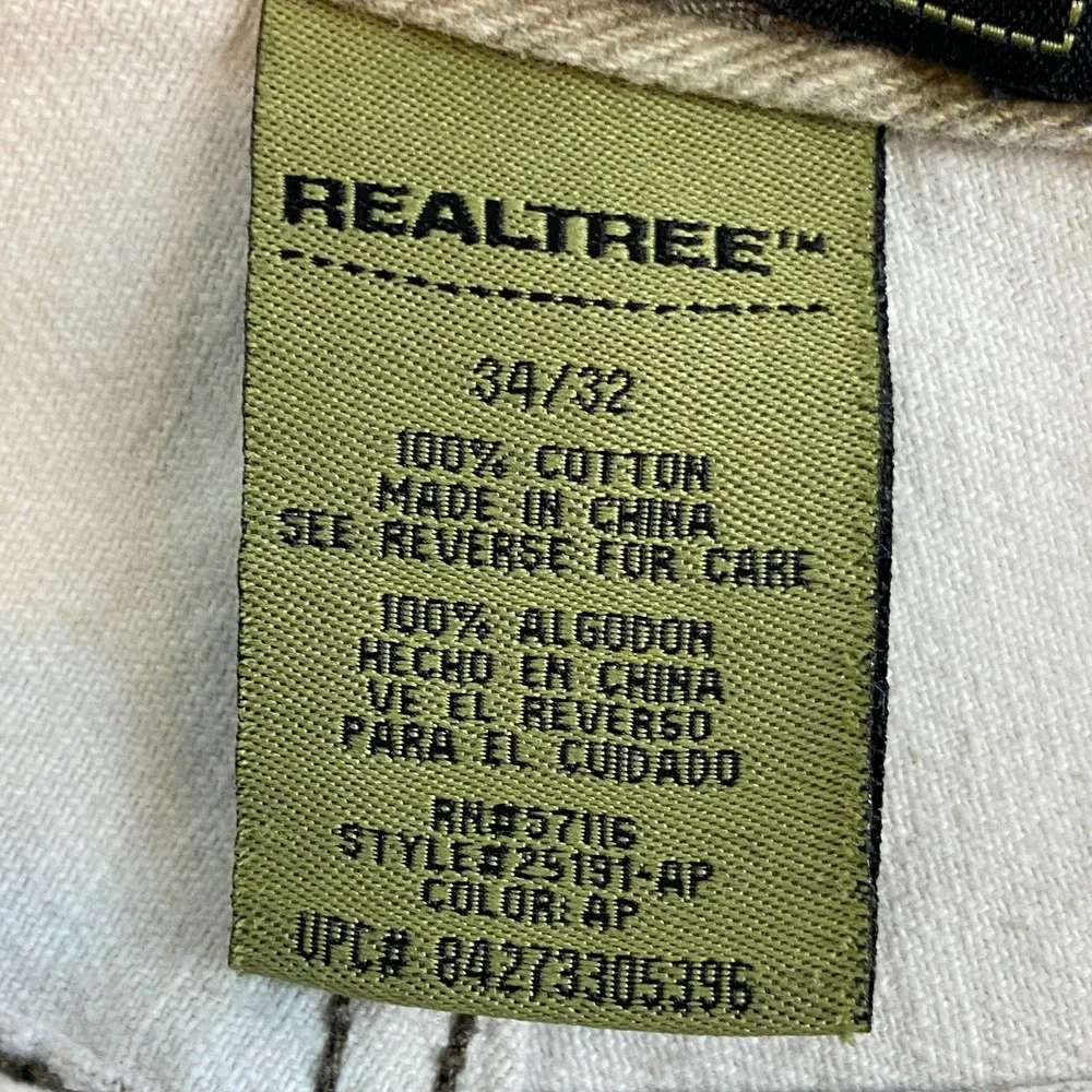 Realtree Camo Pants Jeans‎ Mens 323x28* Double Knee Hunting Grunge Skater Y2K